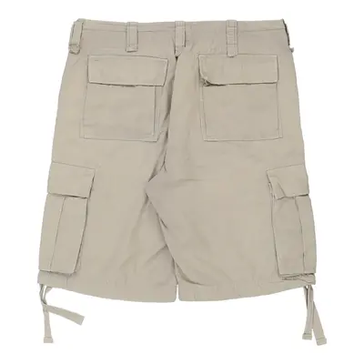 Oviesse Cargo Shorts - 34W 11L Beige Cotton