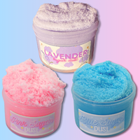 NEW Cloud Slime Trio! Best Selling Homemade Slime Bundles! High Quality Slimes! Pink Sugar Dust, Blue Sugar Dust, Lavender Su...