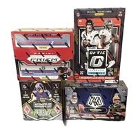 Break #2505 - 2024 Panini Football 4 Hobby Box – Mosaic (1), Prizm Deca (1), Donruss Optic (1), Phoenix (1)