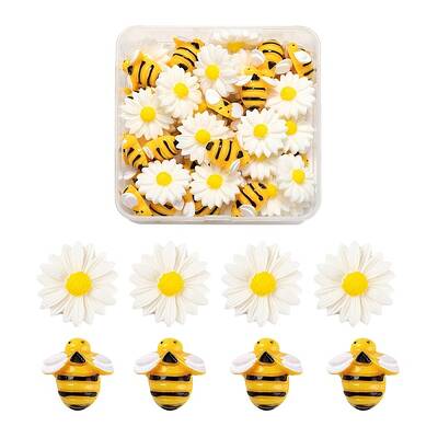50Pcs 2 Style Resin Cabochons