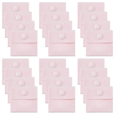 24Pcs Square Velvet Jewelry Bags