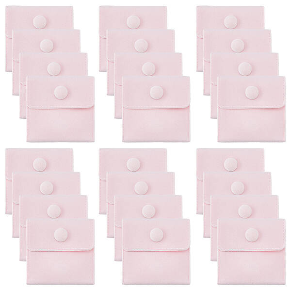 24Pcs Square Velvet Jewelry Bags