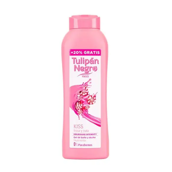 Shower gel Tulipán Negro Strawberry and Cream 650ml