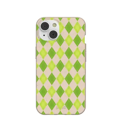 Seashell Argyle iPhone 14/16e Case