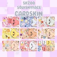 SKZoo Squishyface Cardskin - High-Quality Vinyl Anime Design Handmade Gifts Rabbit Sticker Haul Sticker Album DIY Kit Persona...