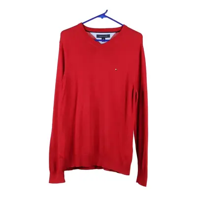 Nautica 1/4 Zip - XL Red Cotton