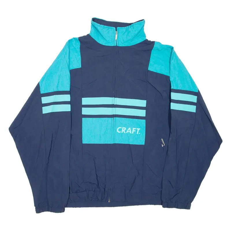 CRAFT Mens Shell Jacket Blue Colourblock XL