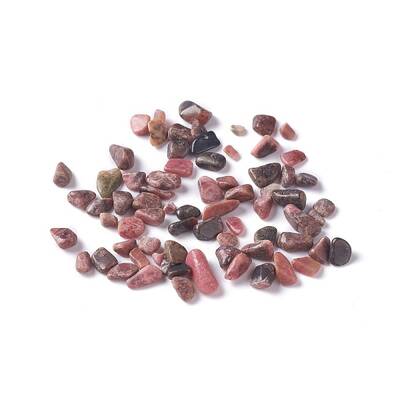 Natural Rhodonite Chip Beads