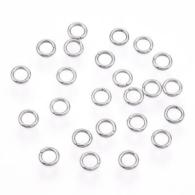 Non-Tarnish 304 Stainless Steel Open Jump Rings