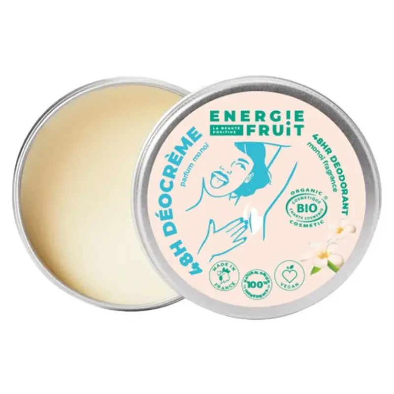 Energie Fruit Deo Cream 48H Monoï Bio 45g