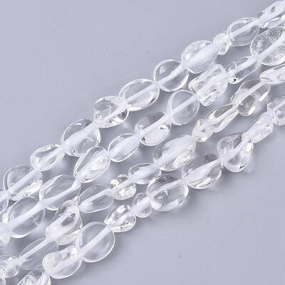 Natural Quartz Crystal Beads Strands