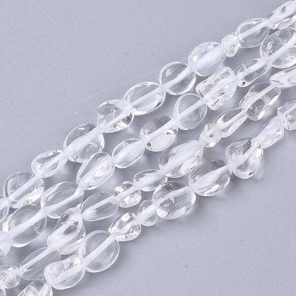 Natural Quartz Crystal Beads Strands
