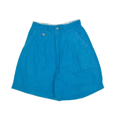 J.J FARGO Chino Shorts Blue Regular Womens XS W26