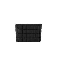 Puffy Quilted Makeup Bag for Women, Cosmetic Bag, Travel Toiletry Organizer Pouch Clutch