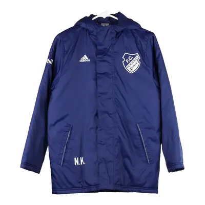 Age 11-12 FC Frohlinde Adidas Jacket - Medium Navy Polyester
