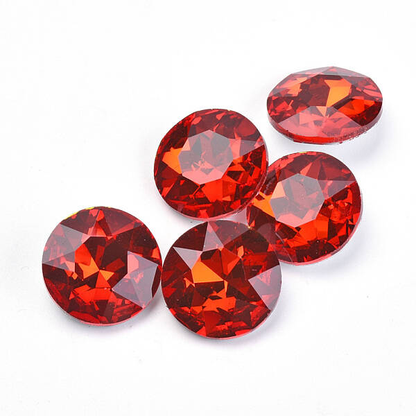 Pointed Back Glass Rhinestone Cabochons