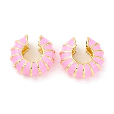 Brass Cuff Earrings for Women