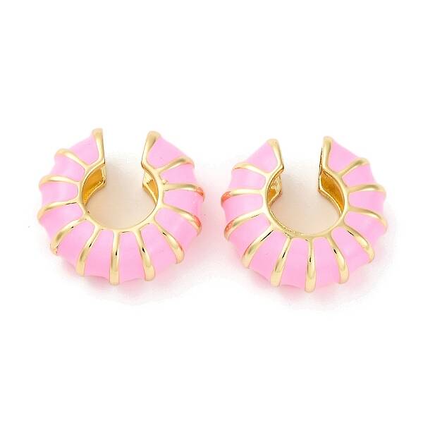Brass Cuff Earrings for Women
