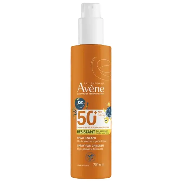 Spray solare Avene per bambini SPF50+ 200 ml