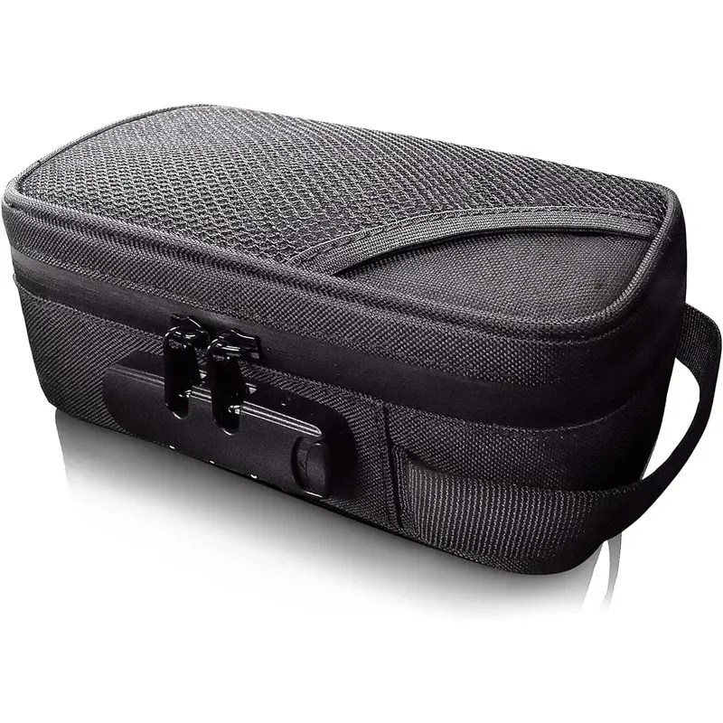 Portable Smell Proof Pouch with Combination Lock, 1 Count Travel Size Smell Proof Pouch, Compact Storage Bag for Home & Trave...