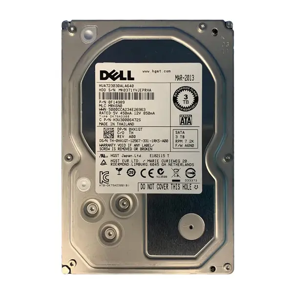 0F14989 HGST 3TB 6Gb/s SATA 7200 3.5-inch 64MB Hard Drive