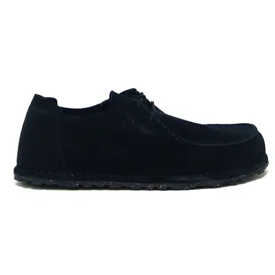 Birkenstock Utti Lace Suede Leather Unisex Lace Up Shoes - Black - Size:US 13 Women / 11 Men