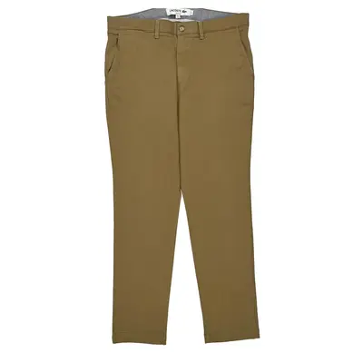 Lacoste Slim Fit Chinos - 36W 31L Beige Cotton