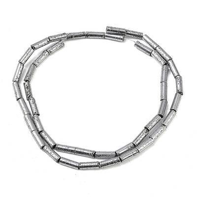 Electroplated Natural Lava Rock Beads Strands