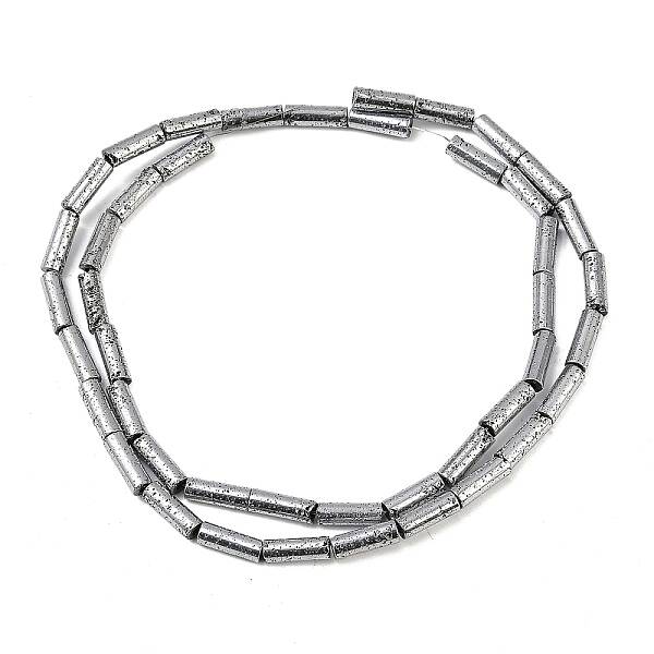 Electroplated Natural Lava Rock Beads Strands