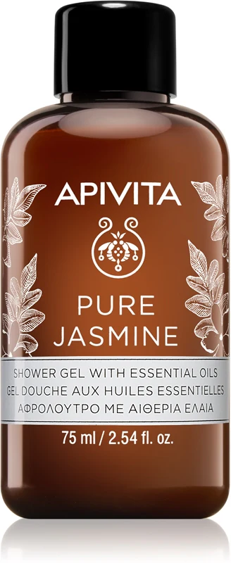 Shower gel Apivita Pure Jasmine Moisturizing with Essential Oils 75ml