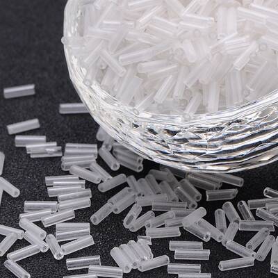 Glass Bugle Beads