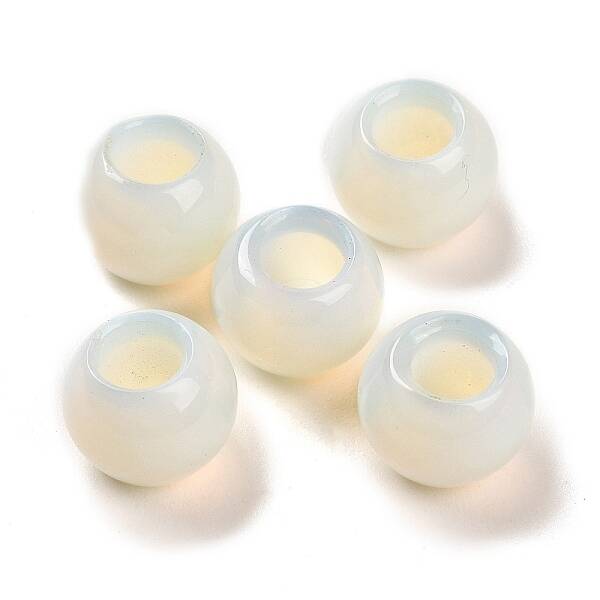 Opalite European Beads
