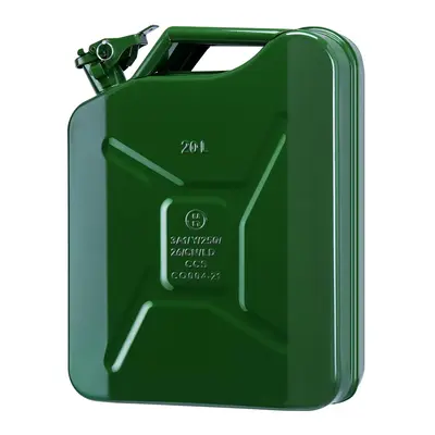 Garvee Metal Gas Can - 20L (5.3 Gallon) Jerry Can Style, Leak-Proof, Heavy-Duty Cold-Rolled Steel, Rust-Proof and Portable fo...