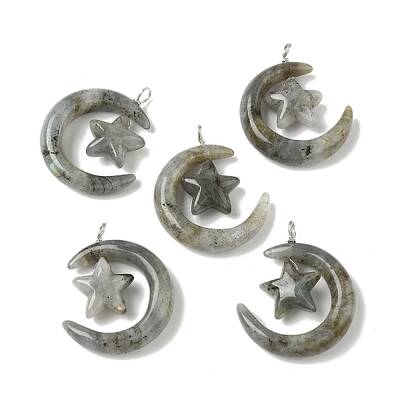 Natural Labradorite Pendants