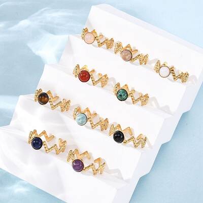 304 Stainless Steel Open Cuff Rings