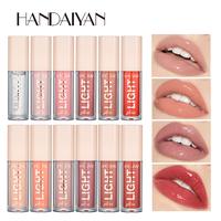 Christmas gift Nude Pink Lip Gloss Kit Shine Gloss and Moisturizing,Lip Plumping Lip Gloss Pack Bulk Liquid Lipstick for Wome...