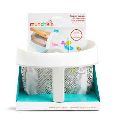 Munchkin Super Scoop Bath Toy Organizer with Suction Cup