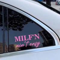 Letter Pattern Car Sticker, Car Window Decal, Car Exterior Decoration Accessories for Women & Girls