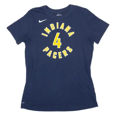 NIKE NBA Indiana Pacers Victor Oladipo USA T-Shirt Blue Short Sleeve Womens M