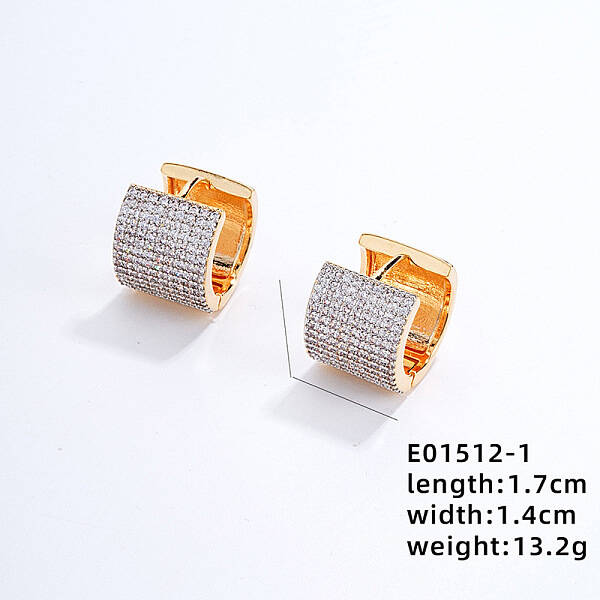 Brass Hoop Earrings