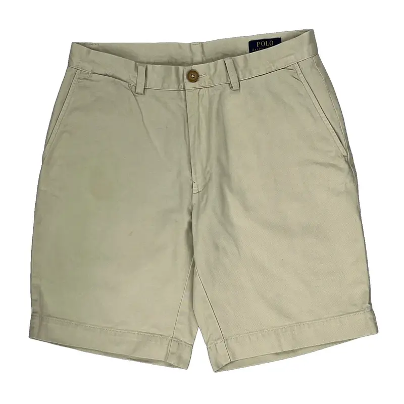 Tommy Hilfiger Chino Shorts - 31W 9L Beige Cotton