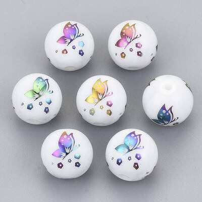 Electroplate Glass Beads