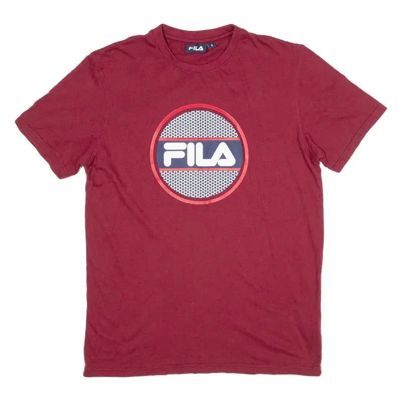 FILA Mens T-Shirt Red S