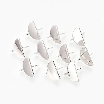 Brass Stud Earring Findings