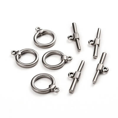 Tarnish Resistant 304 Stainless Steel Toggle Clasps