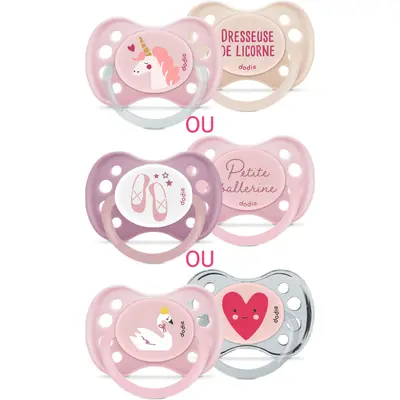 Dodie Anatomical Pacifier - +6 months - Roses (Random Patterns) - A18