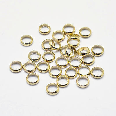 Long-Lasting Plated Brass Spacer Beads