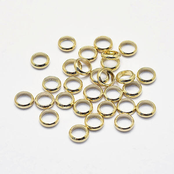 Long-Lasting Plated Brass Spacer Beads