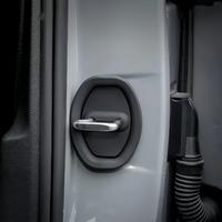 Car Door Lock Protective Cover, Silicone Car Door Lock Bumper Buffer Pad, Silicone Latch Protector for Car, Universal Car Int...
