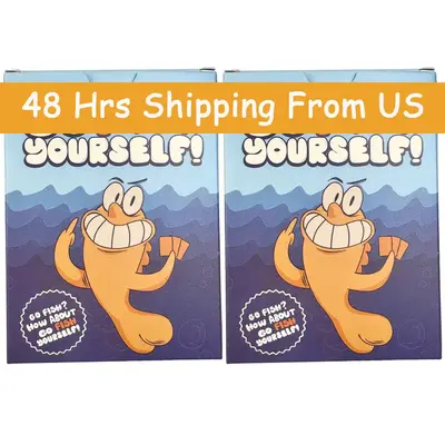 48her shiping from US-2 Pack F**** Your*self-The Go Fish Game of life's Little Humiliations-Adult 18+